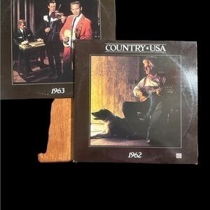 4 records 1962 and 1963 of the greatest country hits USA used. T-150